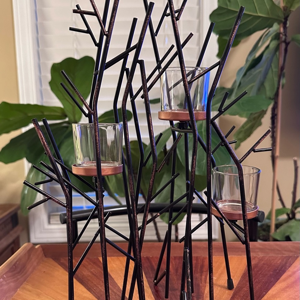 PartyLite Twinkling Twigs Centerpiece Large Rare New P24A/P91960L Retired